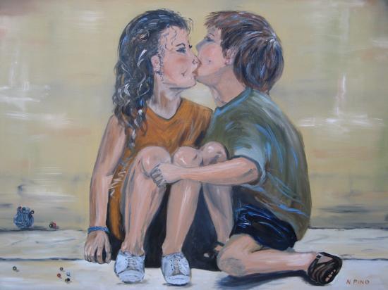 Baiser volé   150€ san cadre (60X80 )