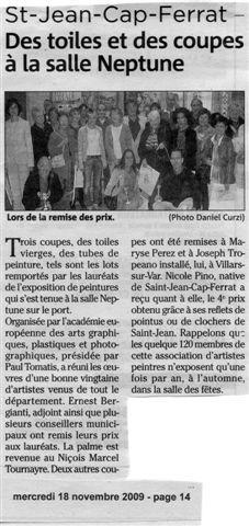 Salon d'automne  le 17octobre 2009