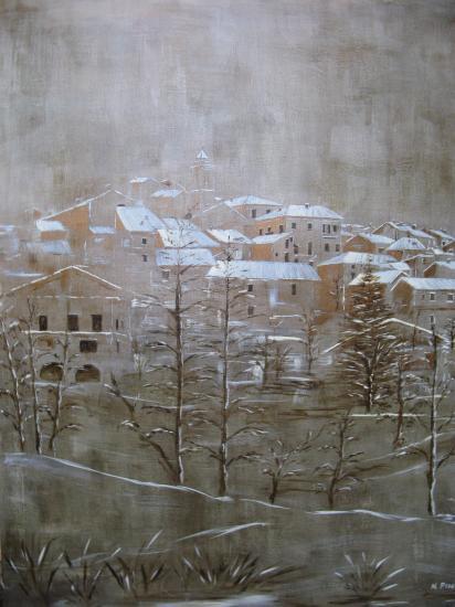 La Bollene Visubie sous la neige  2009 cedac de cimiez nice