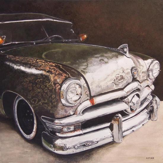 PEINTURE FORD 60X60 prix sans cadre 500€