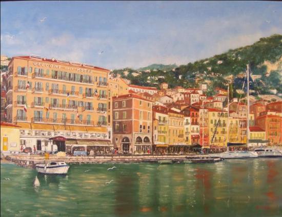 VILLEFRANCHE 2016 WELCOME 50X70 Prix avec cadre 470€ sans cadre 420€